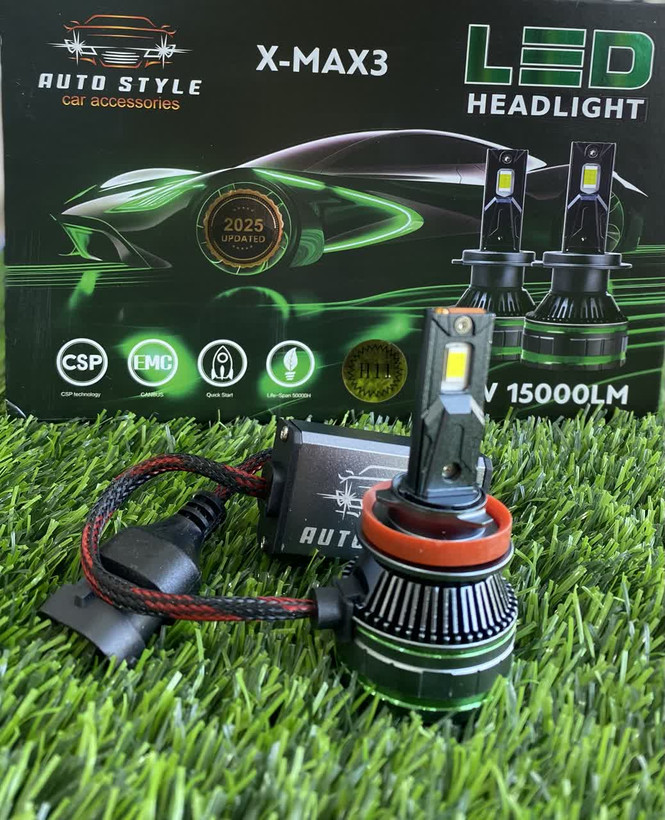 هدلایت X_max3,60w,15000Lm