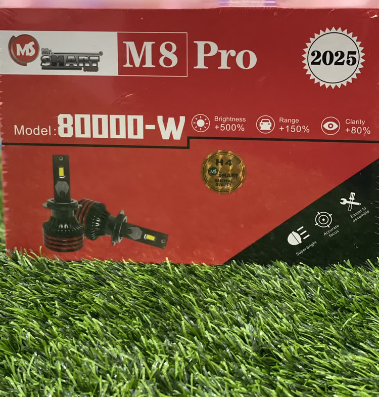 هدلایت(M8pro)_60W_6000Lm_رنگ سفید یخی