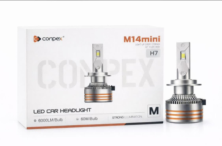 هدلایتM14mini_60wat_6000Lm
